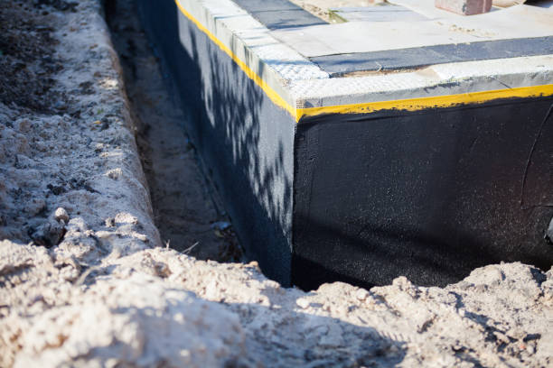 Residential Foundation Crack Repair installation at a Memphis, MI home by SJ Waterproofing Pros